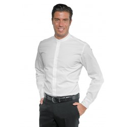 Camicia Unisex Detroit Stretch Bianco