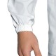 Camice Bianco polso elastico ISACCO 060000 - Polso con Elastico