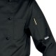 Giacca extra light nera ISACCO 057011 - Tasca sul petto e taschino porta penna 