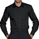 Camicia cartagena slim nera ISACCO 061601 - 