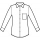 Camicia cartagena slim nera ISACCO 061601 - Fronte