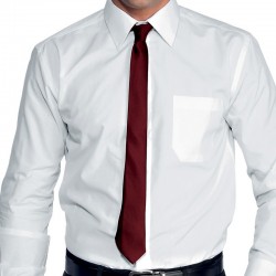 Cravatta stretta bordeaux ISACCO 115003